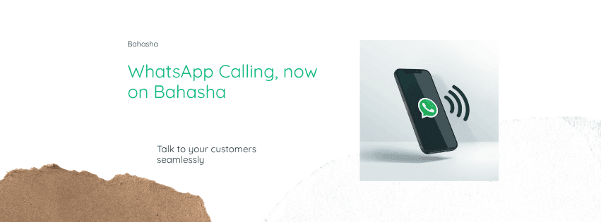 Bahasha WhatsApp Calling Banner